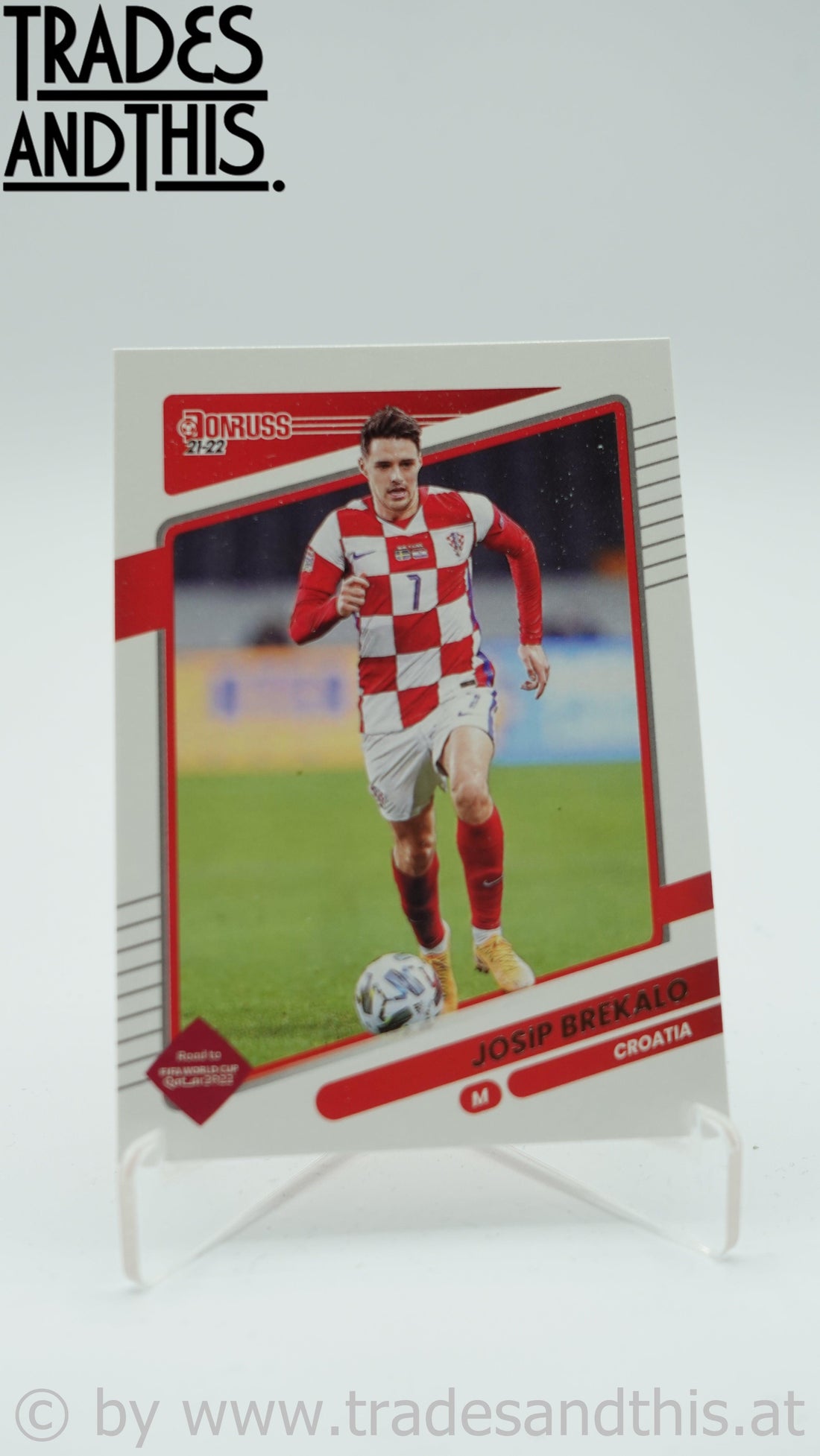 2021-22 Panini Donruss Road to Qatar Josip Brekalo #40 - Trades and This e.U.