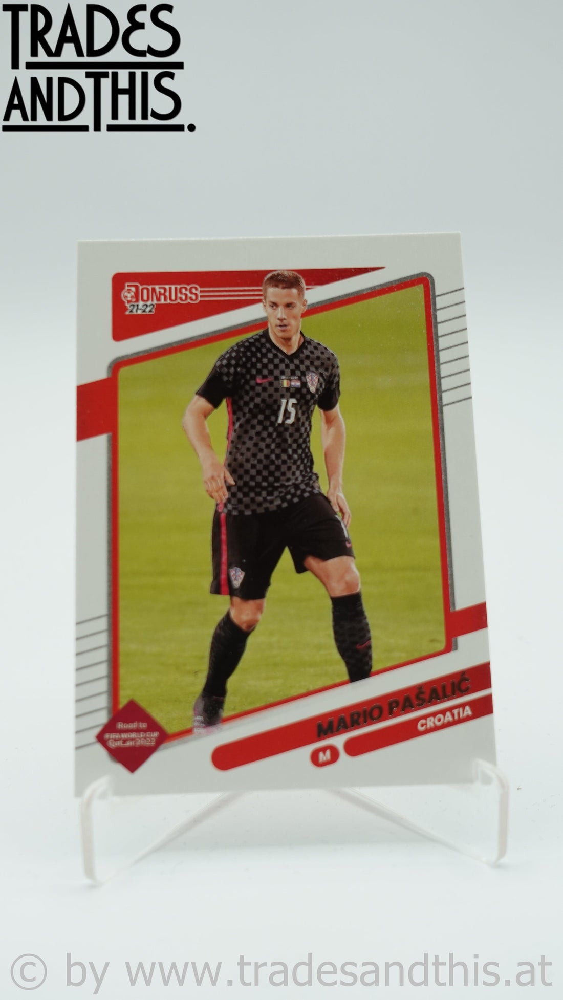 2021-22 Panini Donruss Road to Qatar Mario Pasalic #41 - Trades and This e.U.