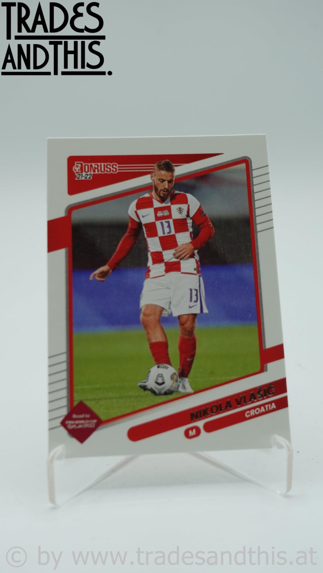 2021-22 Panini Donruss Road to Qatar Nikola Vlasic #45 - Trades and This e.U.