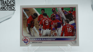 2022 Topps Series 2 Texas Rangers #558