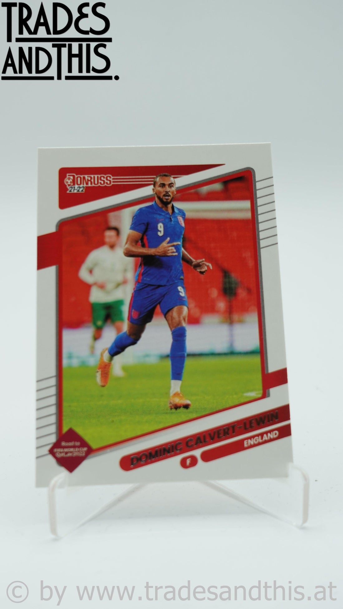 2021-22 Panini Donruss Road to Qatar Dominic Calvert-Lewin #49 - Trades and This e.U.