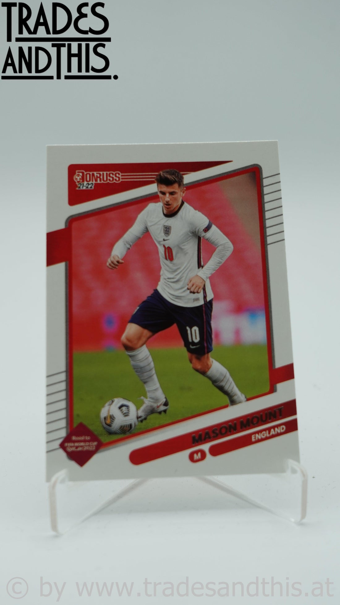 2021-22 Panini Donruss Road to Qatar Mason Mount #50 - Trades and This e.U.