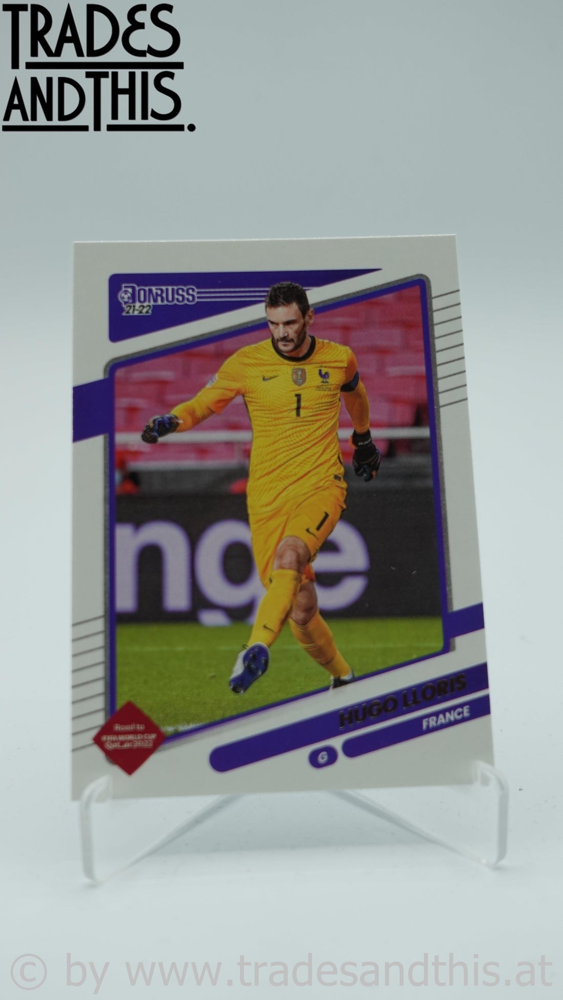 2021-22 Panini Donruss Road to Qatar Hugo Lloris #57 - Trades and This e.U.