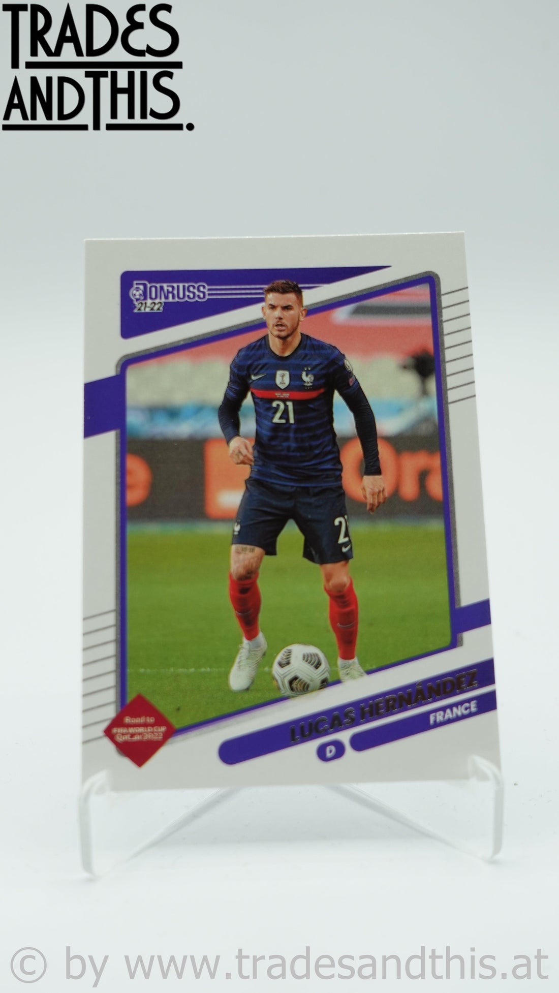 2021-22 Panini Donruss Road to Qatar Lucas Hernandez #59 - Trades and This e.U.