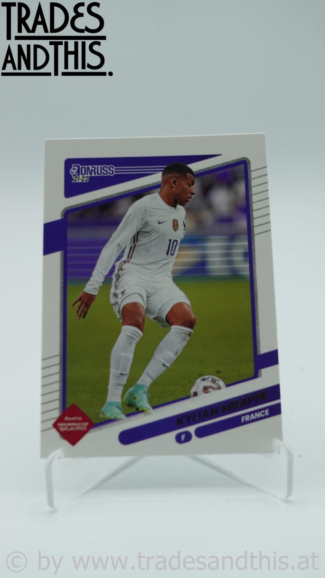 2021-22 Panini Donruss Road to Qatar Kylian Mbappe #60 - Trades and This e.U.