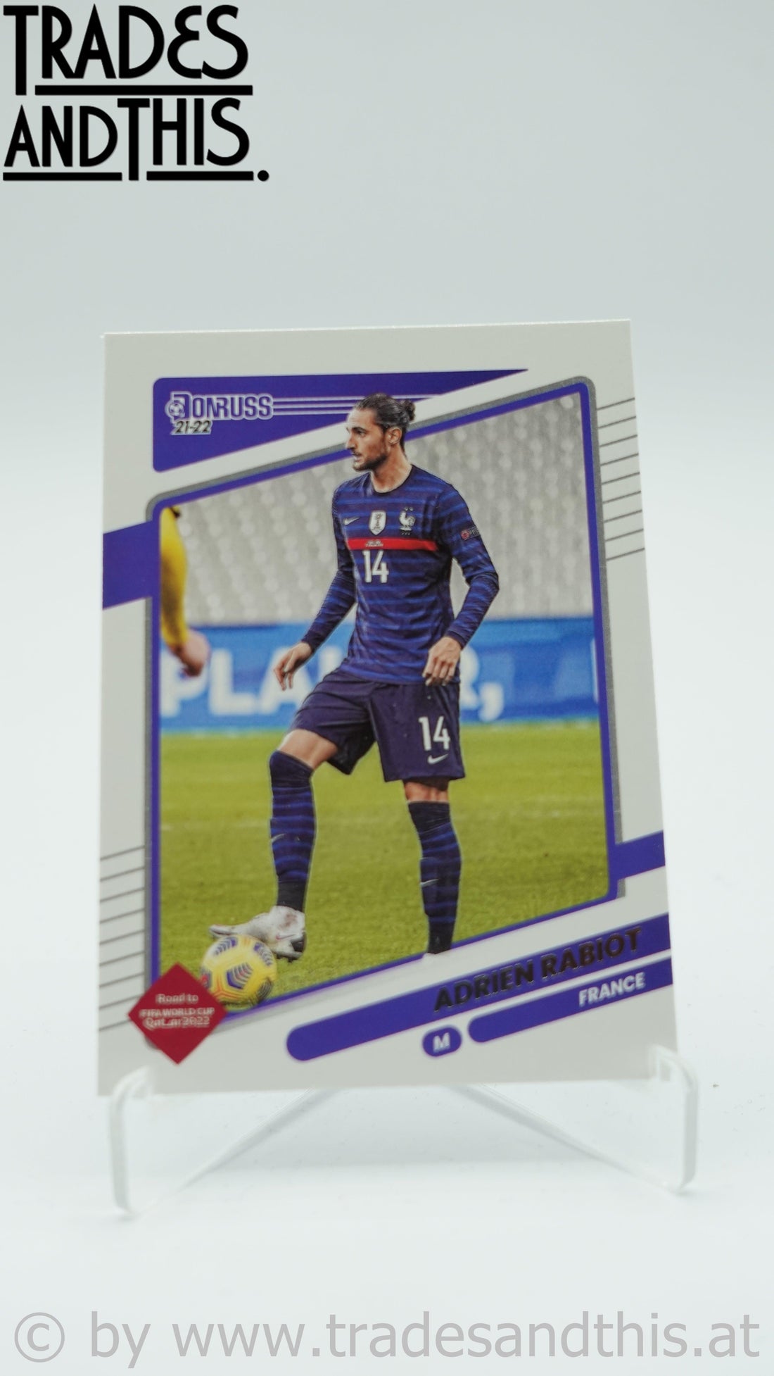 2021-22 Panini Donruss Road to Qatar Adrien Rabiot #62 - Trades and This e.U.