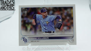 2022 Topps Update Series Corey Kluber #US37