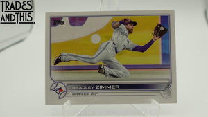 2022 Topps Update Series Bradley Zimmer #US93