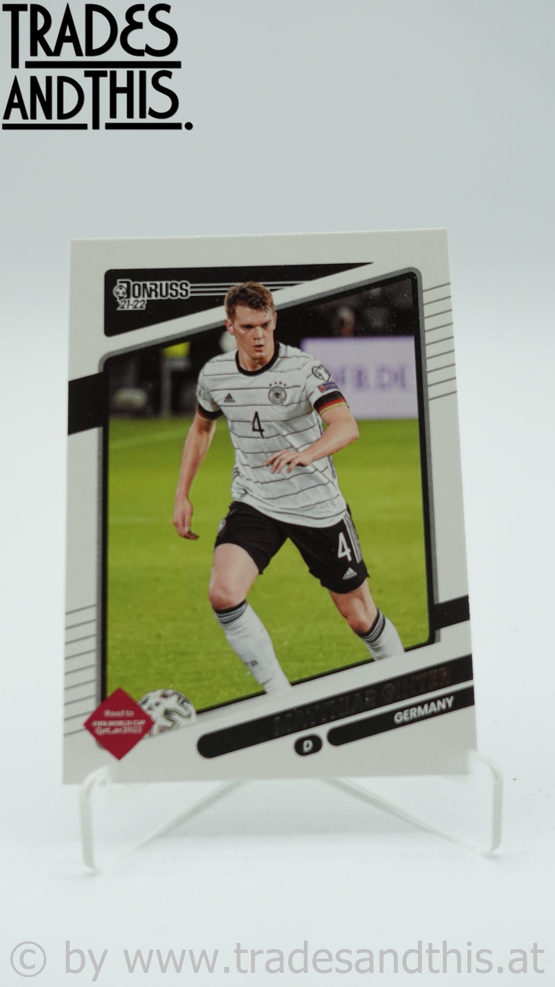 2021-22 Panini Donruss Road to Qatar Matthias Ginter #71 - Trades and This e.U.