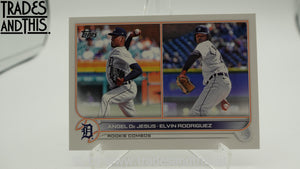 2022 Topps Update Series Rookie Combos Angel De Jesus - Elvin Rodriguez #US162