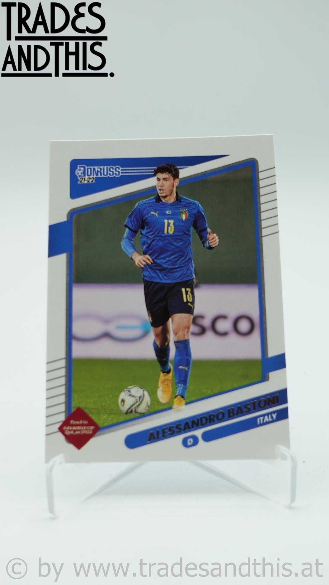 2021-22 Panini Donruss Road to Qatar Alessandro Bastoni #76 - Trades and This e.U.