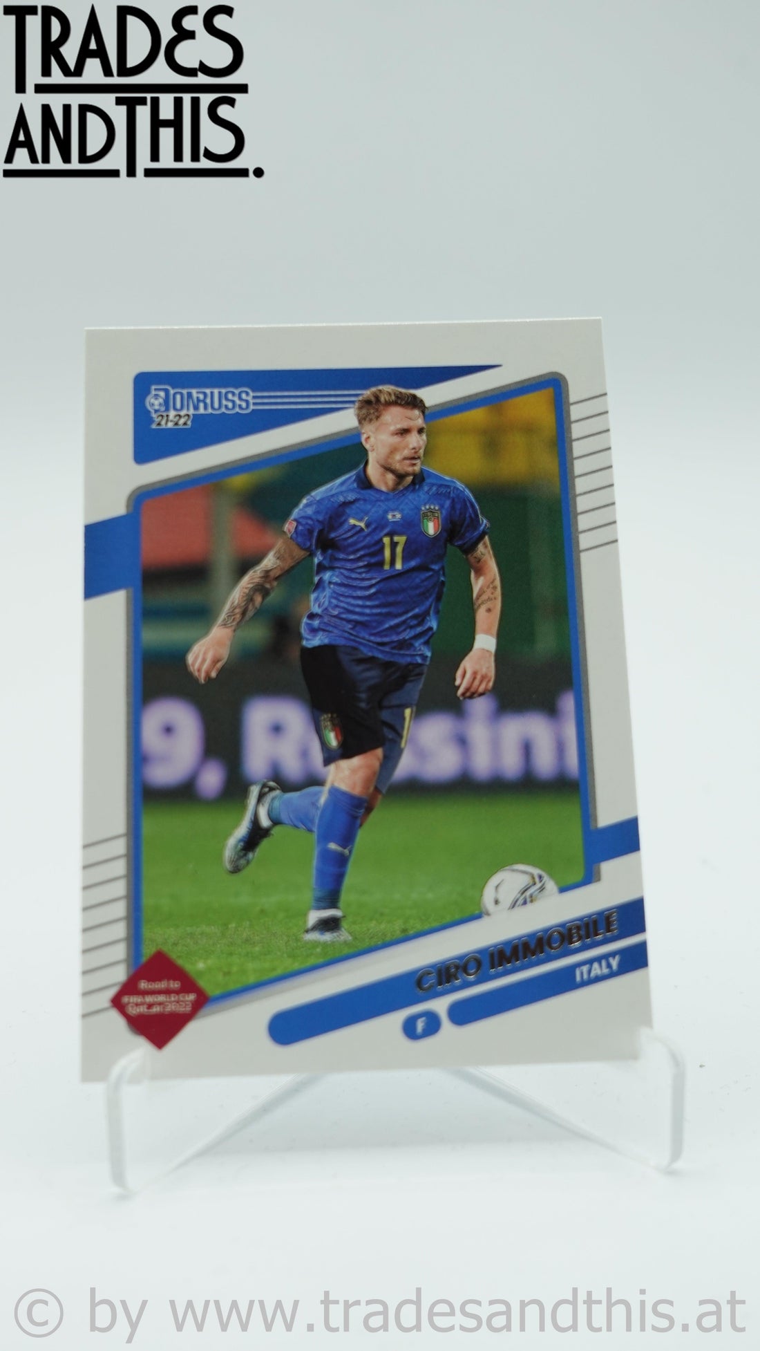 2021-22 Panini Donruss Road to Qatar Ciro Immobile #79 - Trades and This e.U.