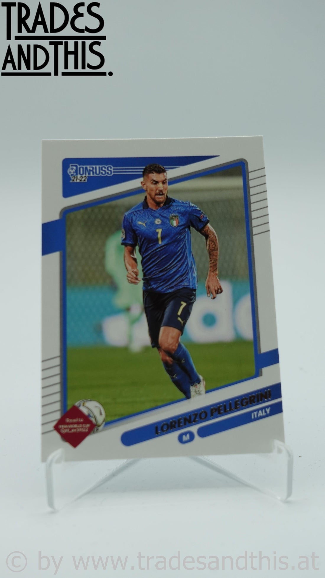 2021-22 Panini Donruss Road to Qatar Lorenzo Pellegrini #80 - Trades and This e.U.