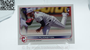 2022 Topps Update Series Konnor Pilkington #US304 RC