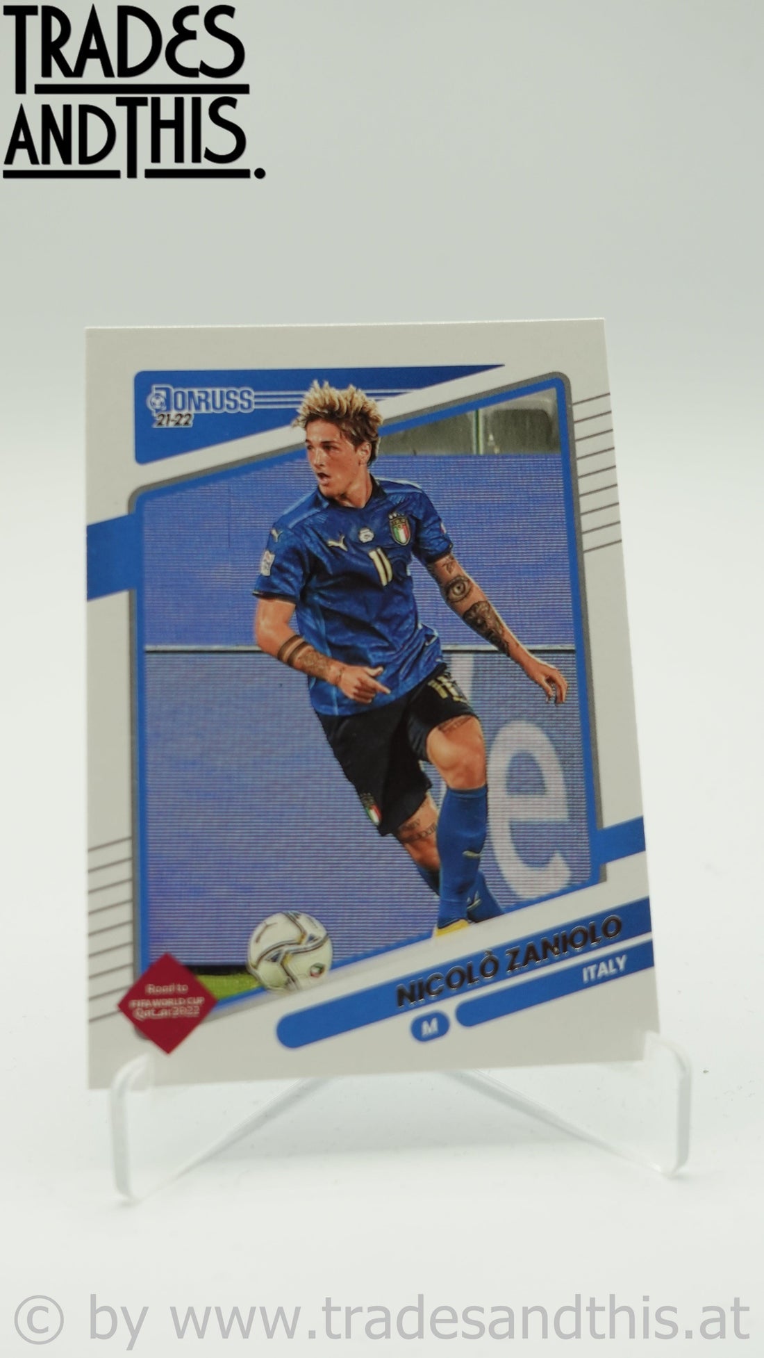 2021-22 Panini Donruss Road to Qatar Nicolo Zaniolo #81 - Trades and This e.U.