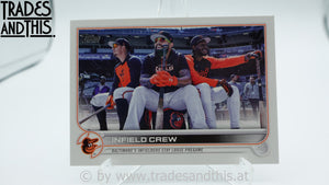2022 Topps Update Series Infield Crew Jorge Mateo - Rougned Odor #US312