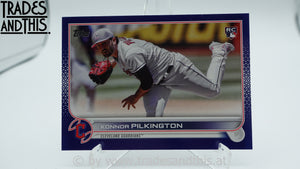 2022 Topps Update Series Royal Blue Konnor Pilkington #US304 RC