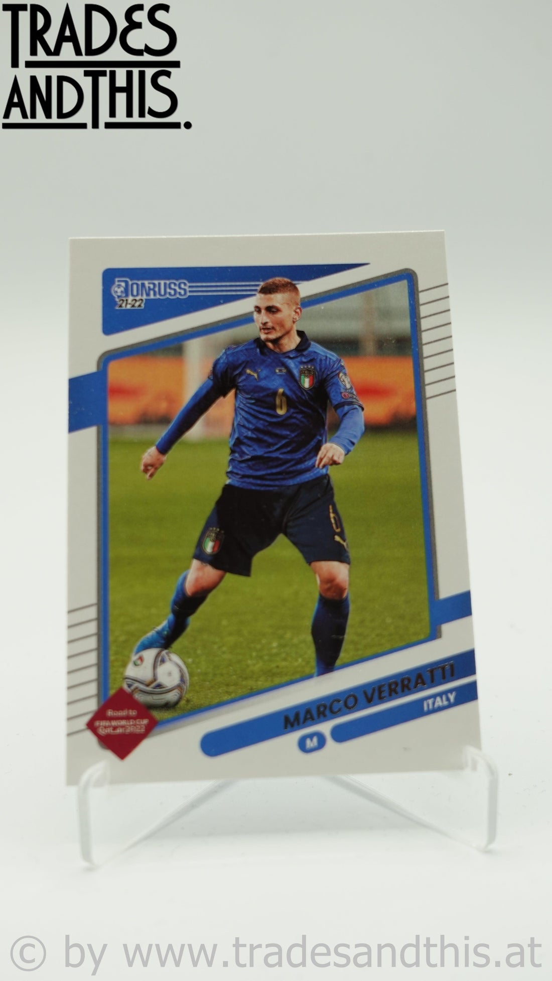 2021-22 Panini Donruss Road to Qatar Marco Verratti #83 - Trades and This e.U.