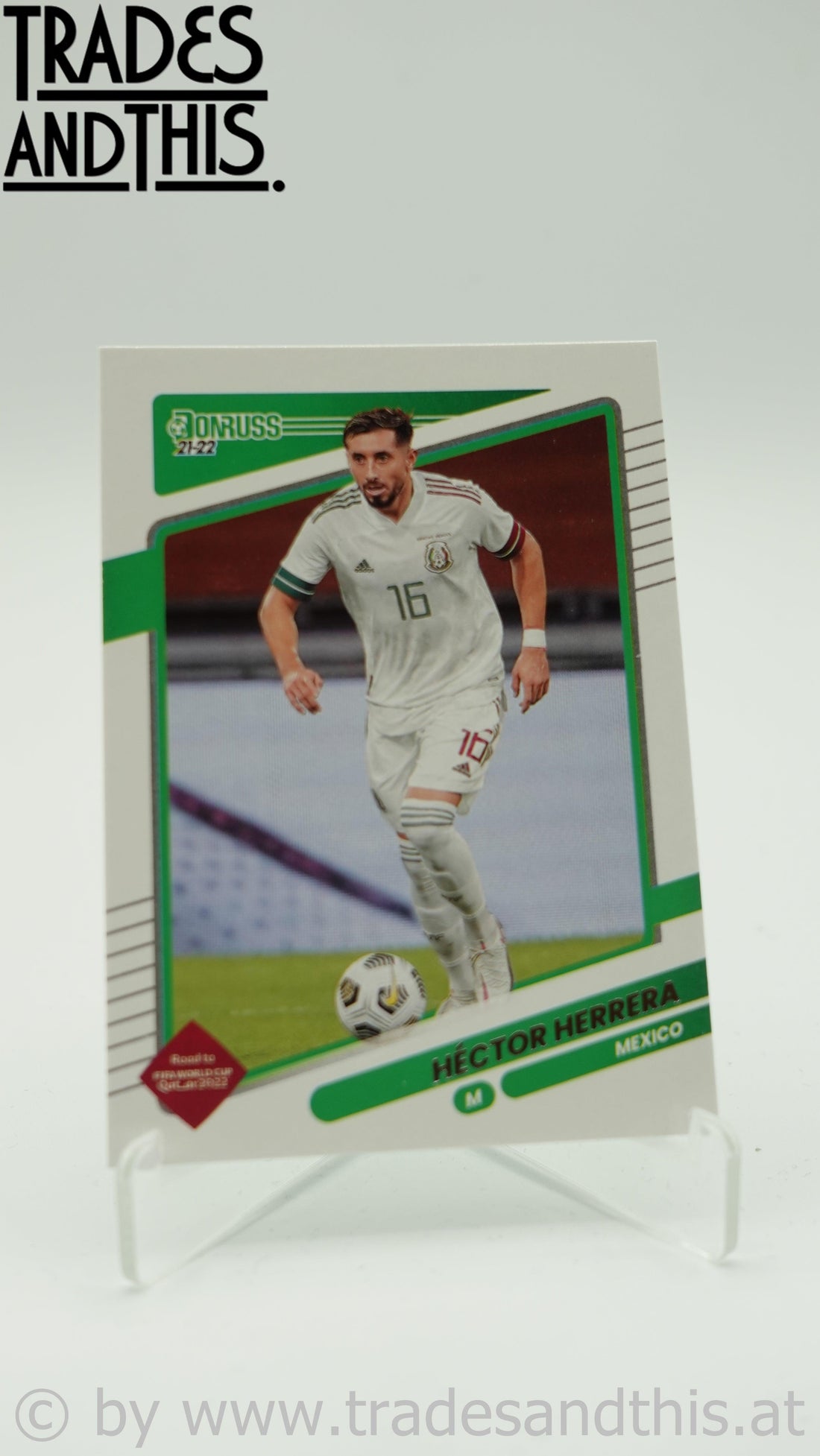 2021-22 Panini Donruss Road to Qatar Hector Herrera #92 - Trades and This e.U.