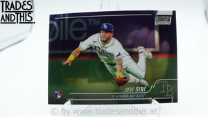 2022 Topps Stadium Club Chrome Jose Siri #105 RC