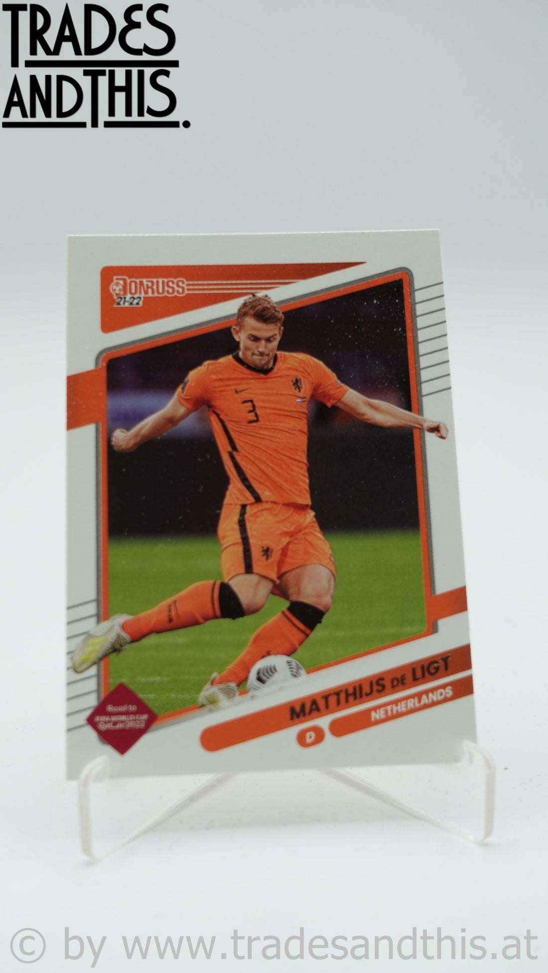 2021-22 Panini Donruss Road to Qatar Matthijs De Ligt #97 - Trades and This e.U.