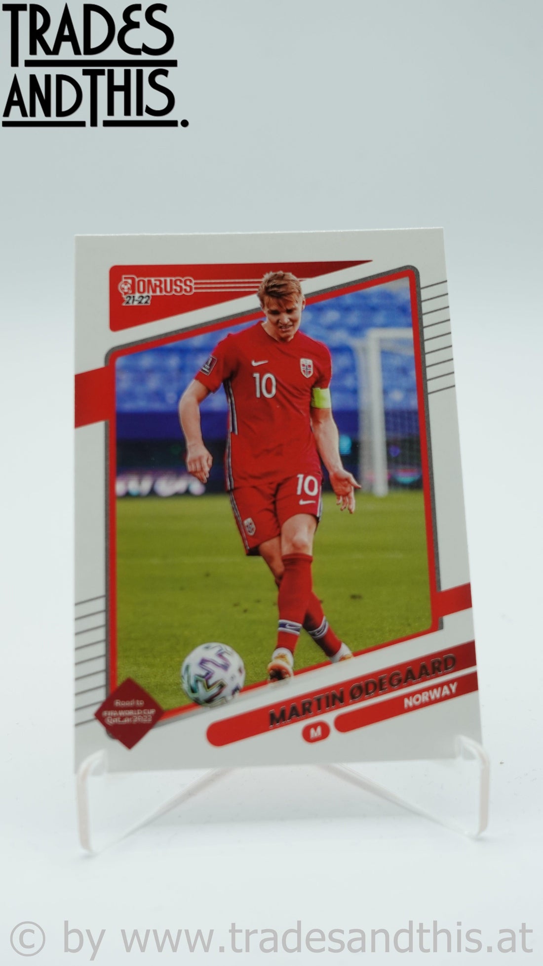 2021-22 Panini Donruss Road to Qatar Martin Odegaard #103 - Trades and This e.U.