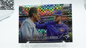 2022 Topps Stadium Club Chrome X-Fractor Jose Berrios #74
