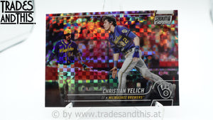2022 Topps Stadium Club Chrome X-Fractor Christian Yelich #192