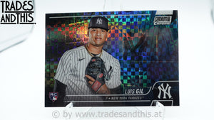 2022 Topps Stadium Club Chrome X-Fractor Luis GI #207 RC