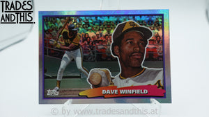 2022 Topps Archives 1988 Topps Big Foil Dave Winfield #88BF-23