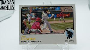 2022 Topps Heritage Jed Lowrie #8