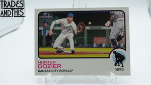 2022 Topps Heritage Hunter Dozier #305