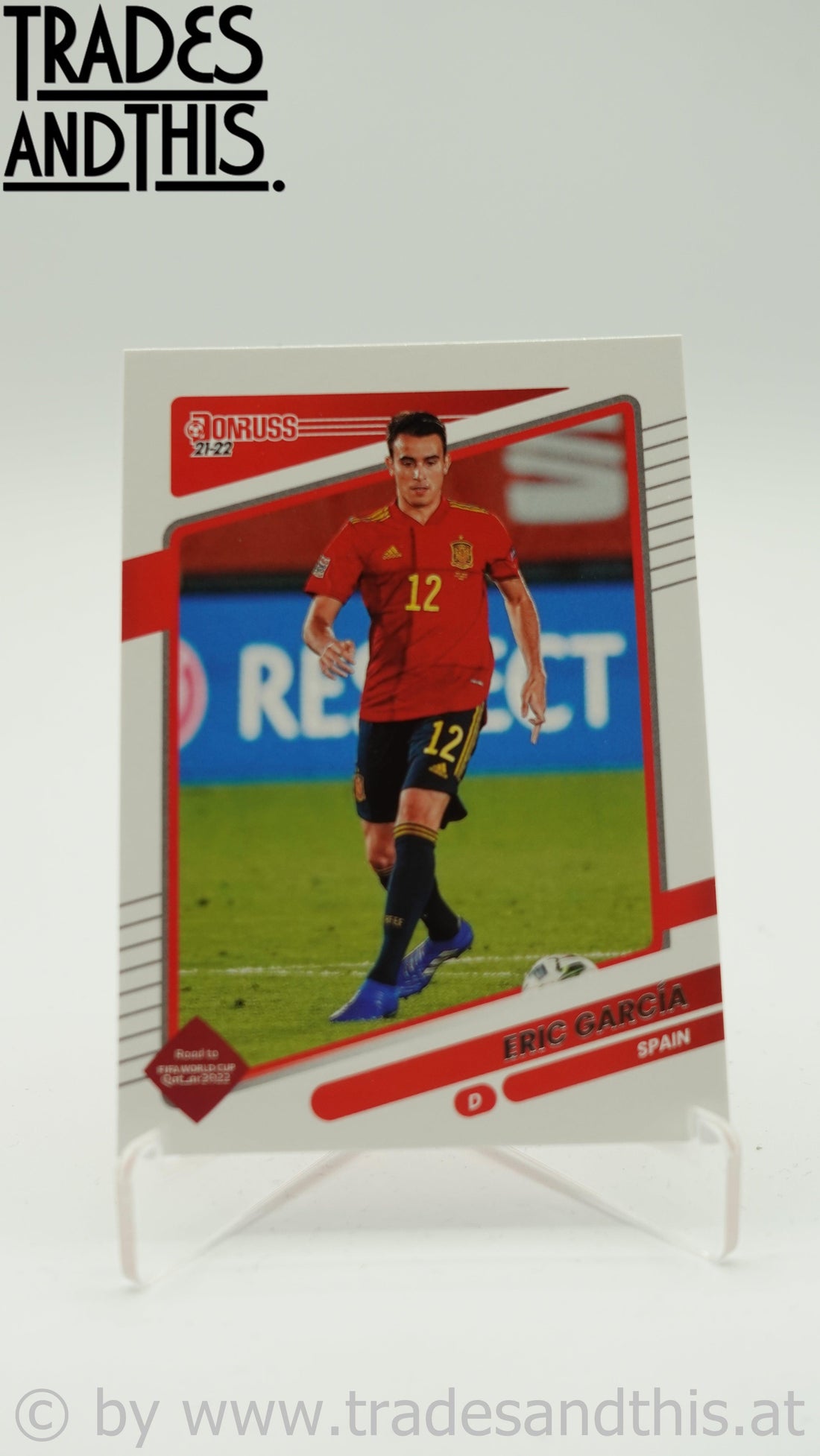 2021-22 Panini Donruss Road to Qatar Eric Garcia #148 - Trades and This e.U.