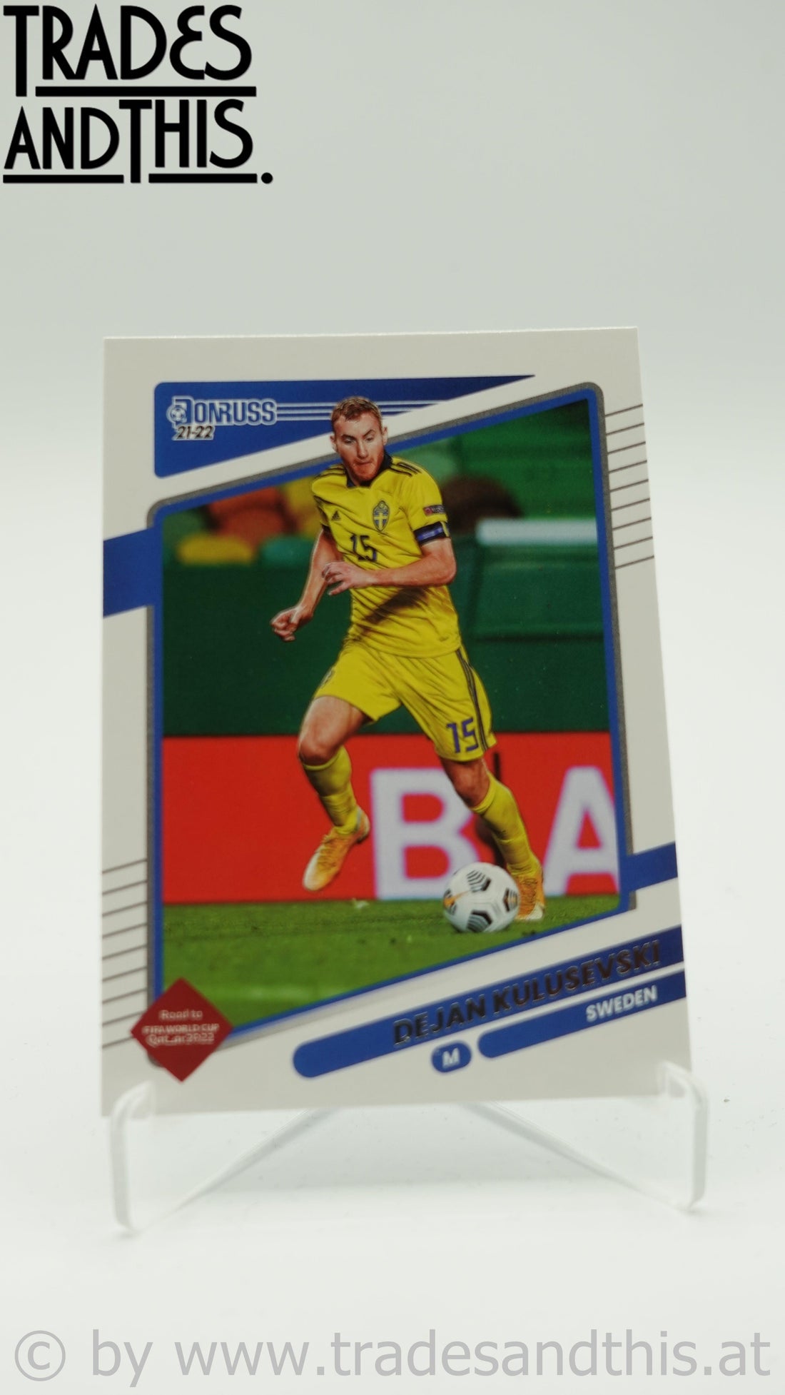 2021-22 Panini Donruss Road to Qatar Dejan Kulusevski #153 - Trades and This e.U.