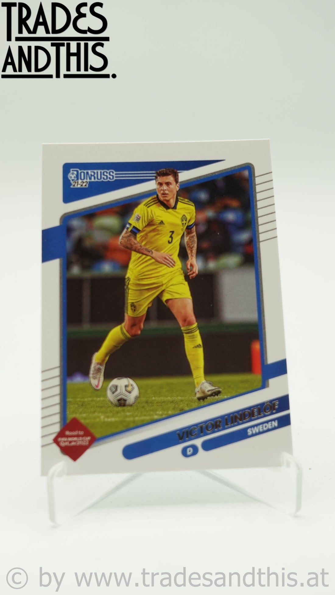 2021-22 Panini Donruss Road to Qatar Victor Nilsson Lindelöf #154 - Trades and This e.U.