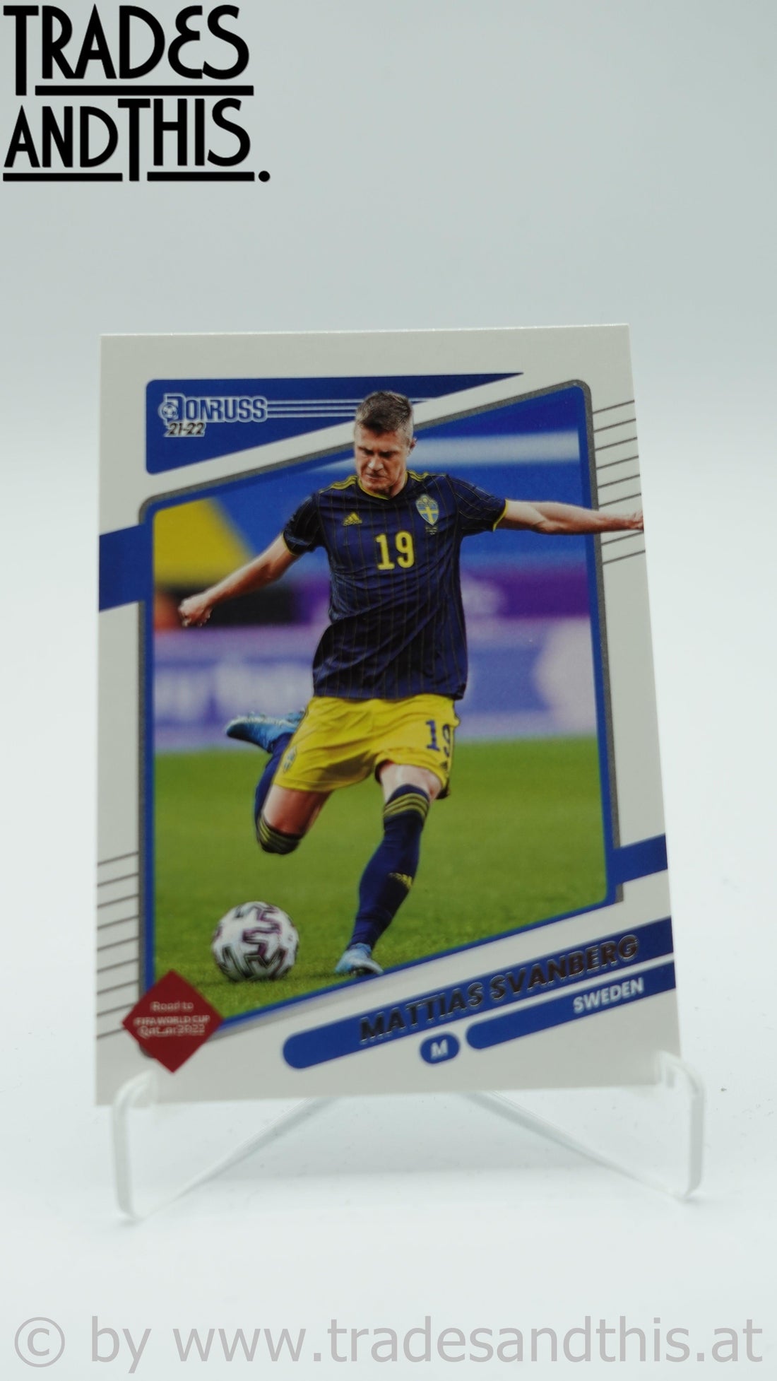 2021-22 Panini Donruss Road to Qatar Mattias Svanberg #155 - Trades and This e.U.