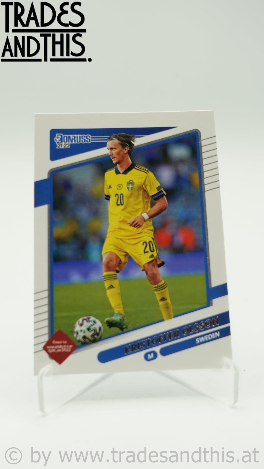 2021-22 Panini Donruss Road to Qatar Kristoffer Olsson #157 - Trades and This e.U.