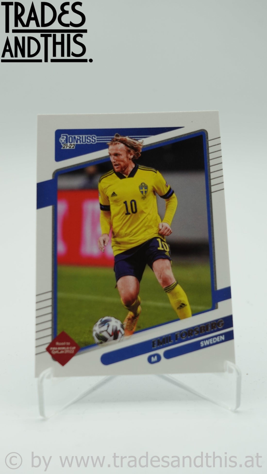 2021-22 Panini Donruss Road to Qatar Emil Forsberg #158 - Trades and This e.U.