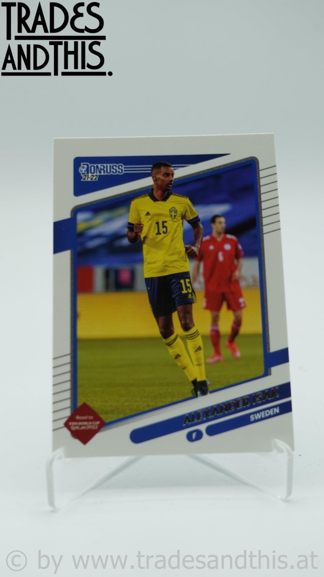 2021-22 Panini Donruss Road to Qatar Alexander Isak #159 - Trades and This e.U.