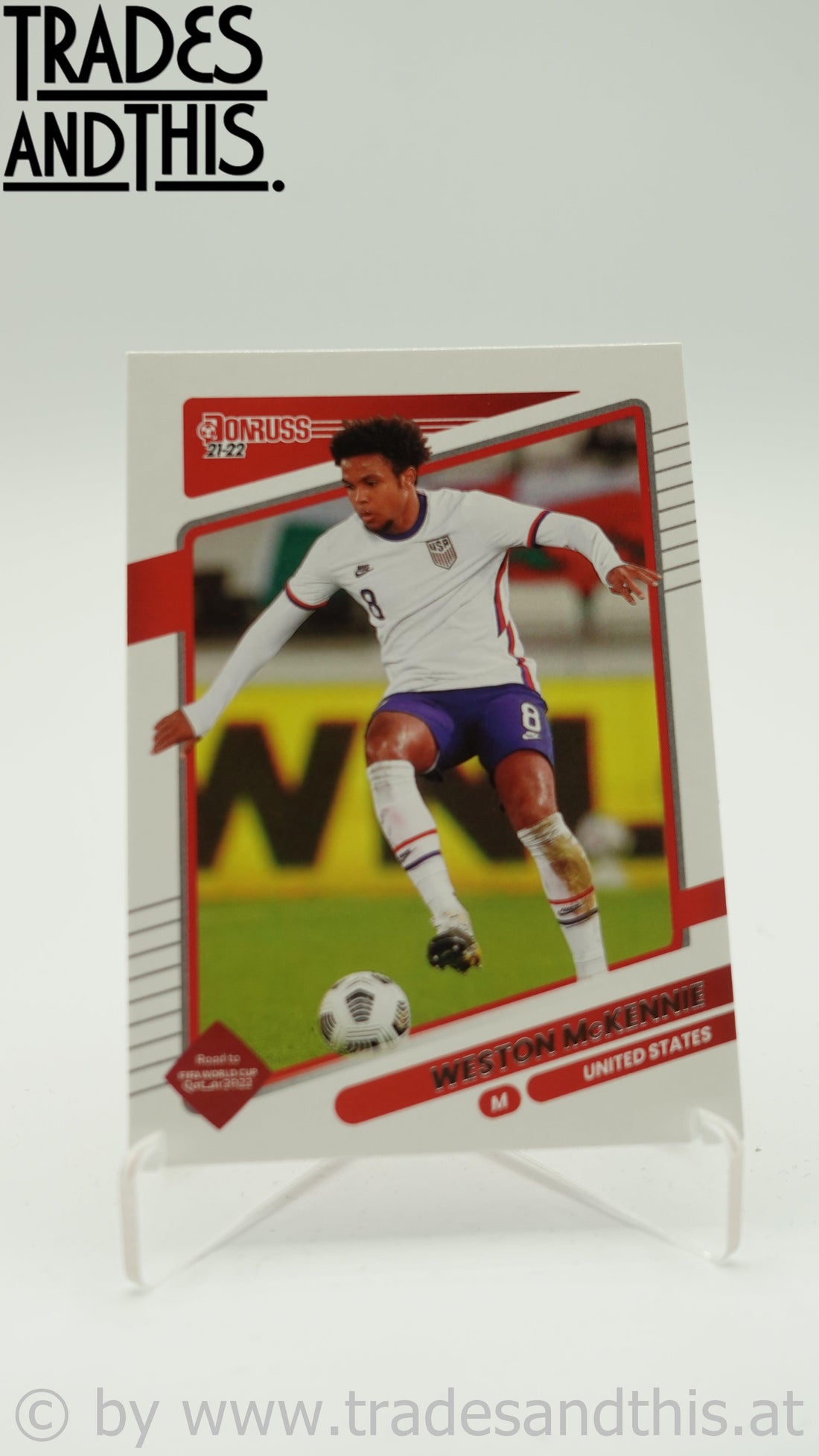 2021-22 Panini Donruss Road to Qatar Weston McKennie #167 - Trades and This e.U.