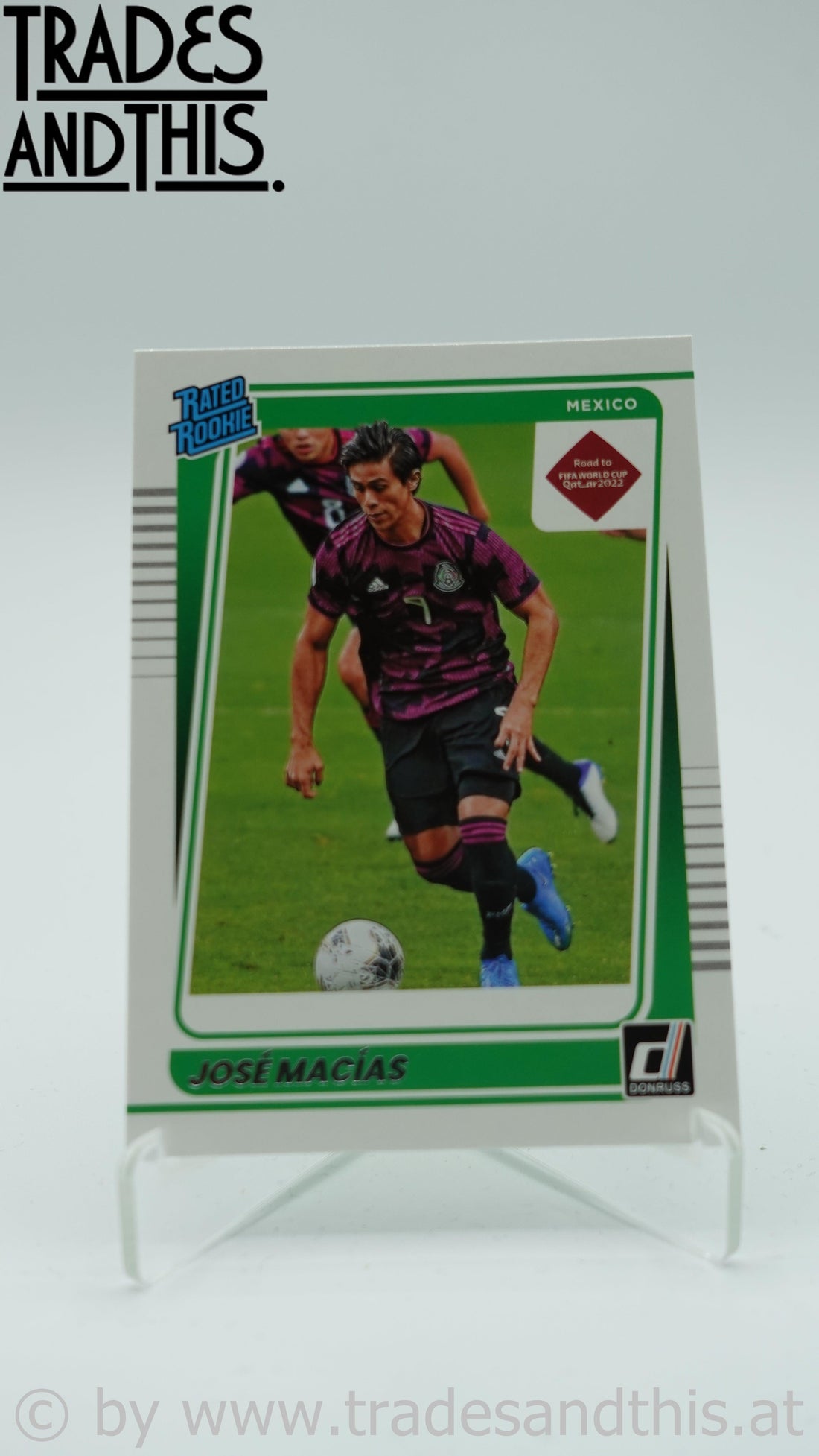 2021-22 Panini Donruss Road to Qatar Jose Macias #183 RC - Trades and This e.U.