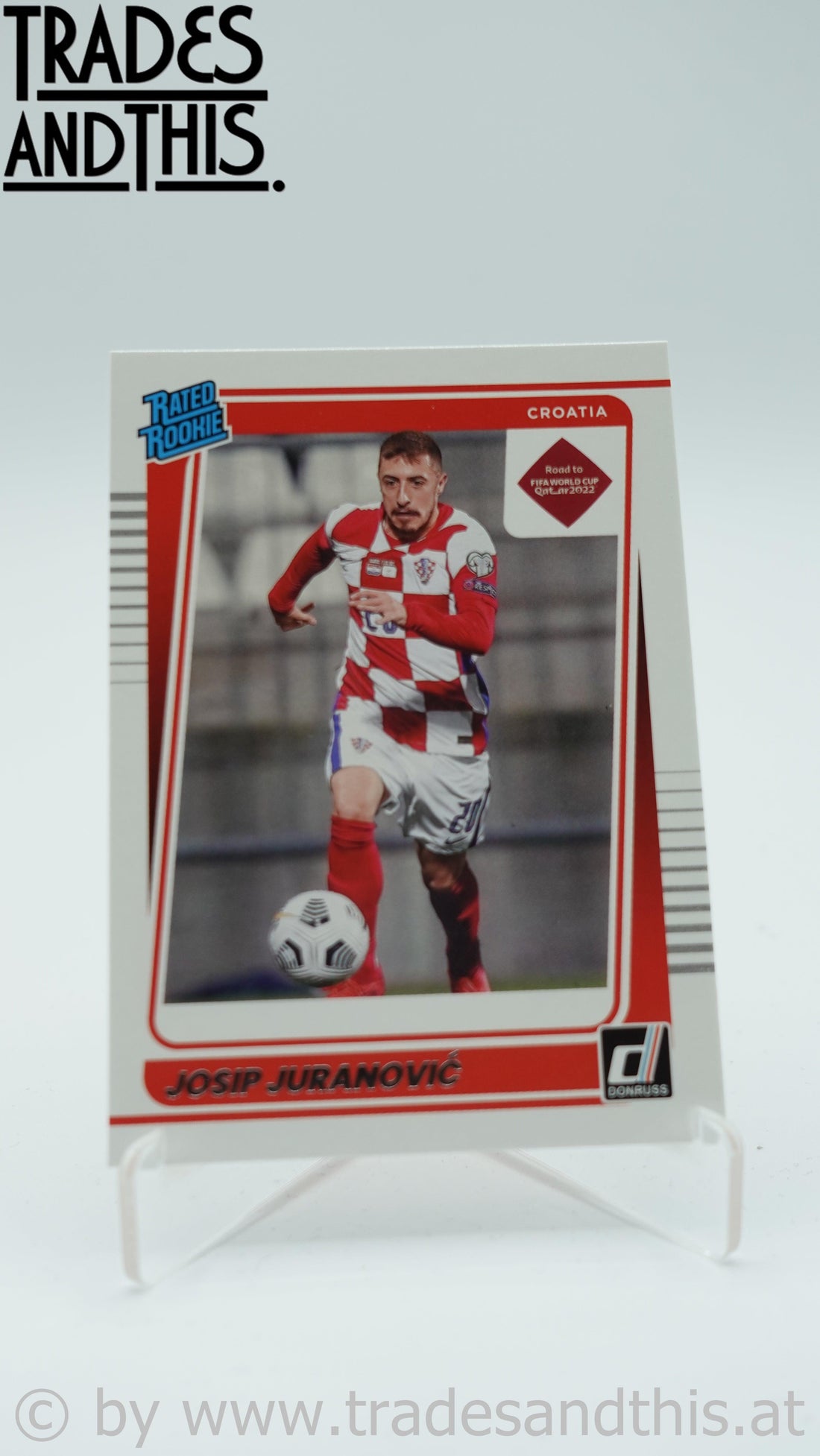 2021-22 Panini Donruss Road to Qatar Josip Juranovic #184 RC - Trades and This e.U.