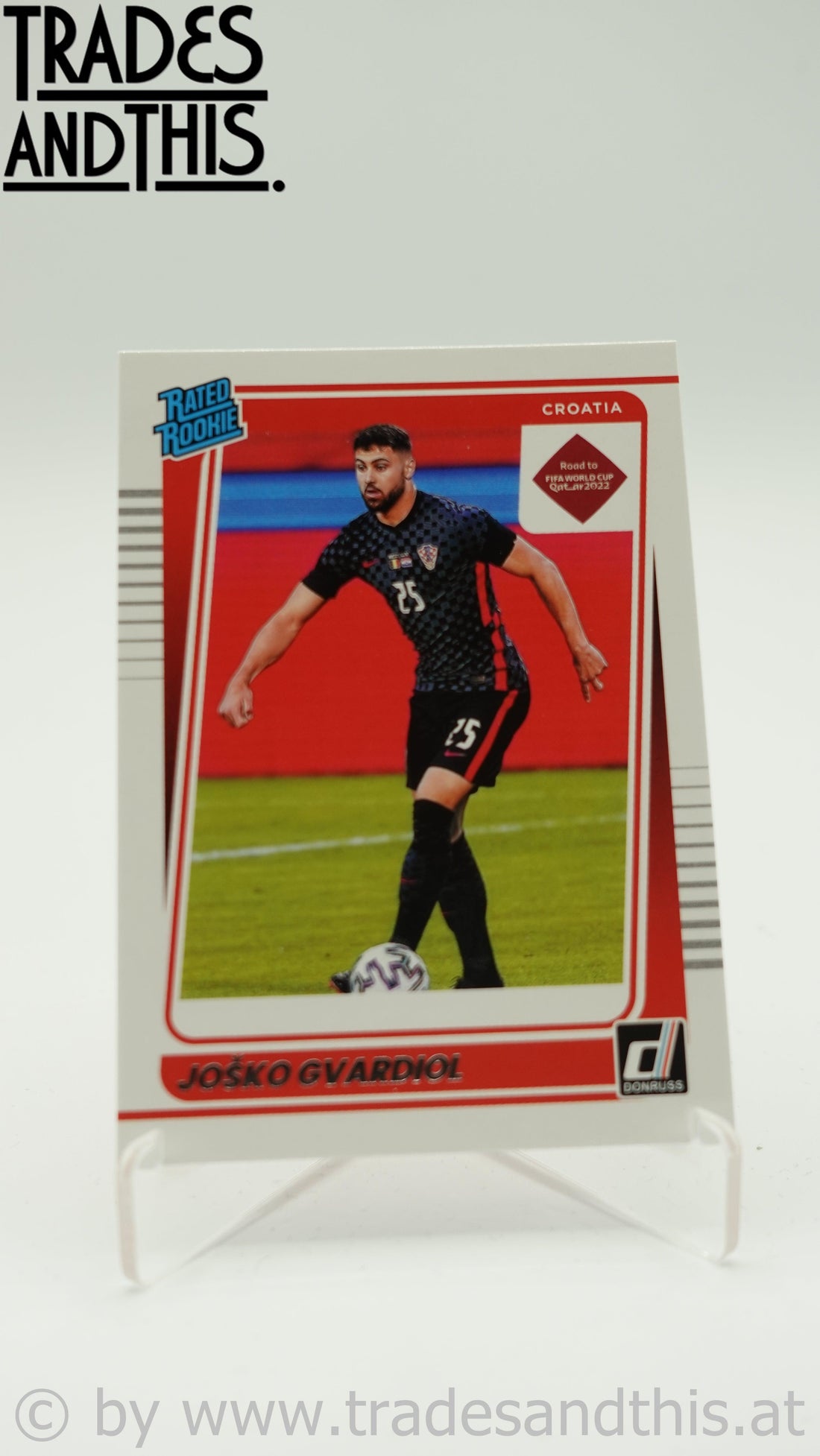 2021-22 Panini Donruss Road to Qatar Josko Gvardiol #185 RC - Trades and This e.U.