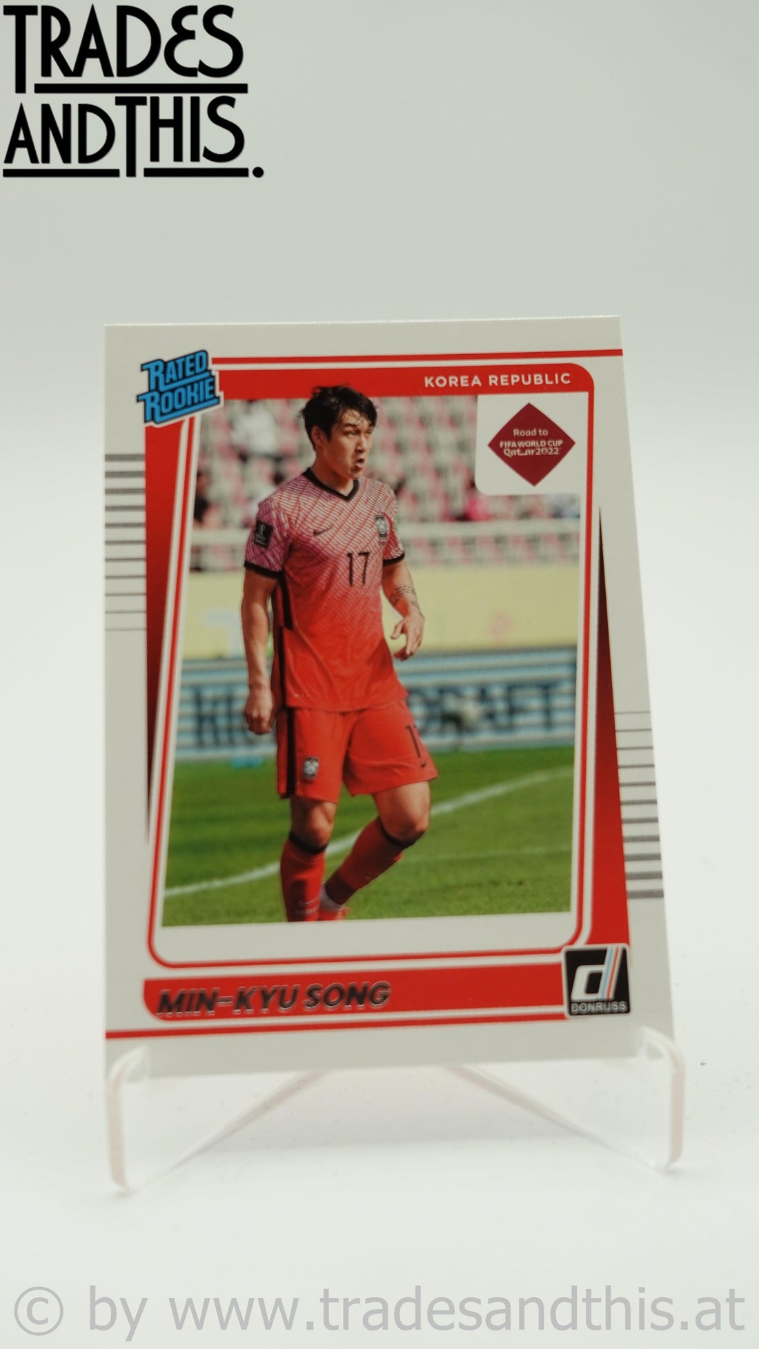 2021-22 Panini Donruss Road to Qatar Min-Kyu Song #189 RC - Trades and This e.U.