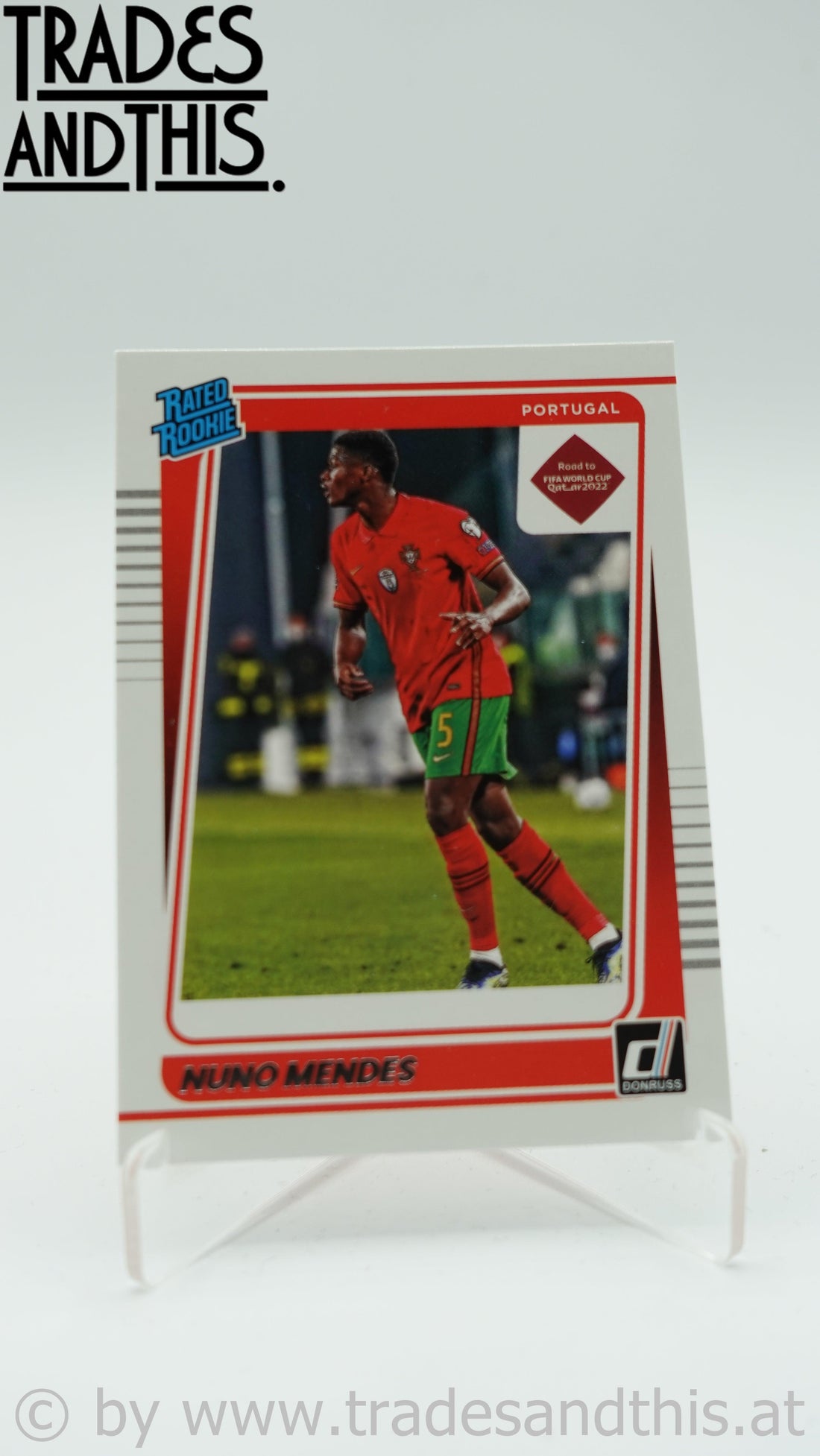 2021-22 Panini Donruss Road to Qatar Nuno Mendes #192 RC - Trades and This e.U.