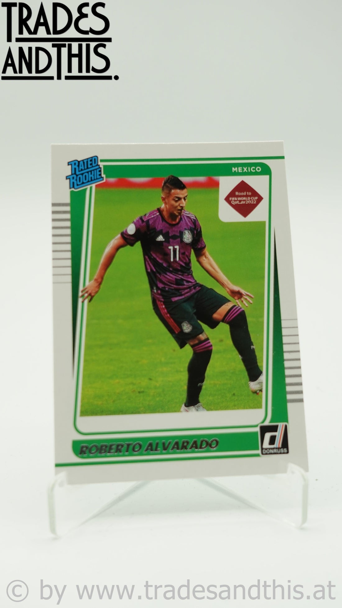 2021-22 Panini Donruss Road to Qatar Roberto Alvarado #195 RC - Trades and This e.U.