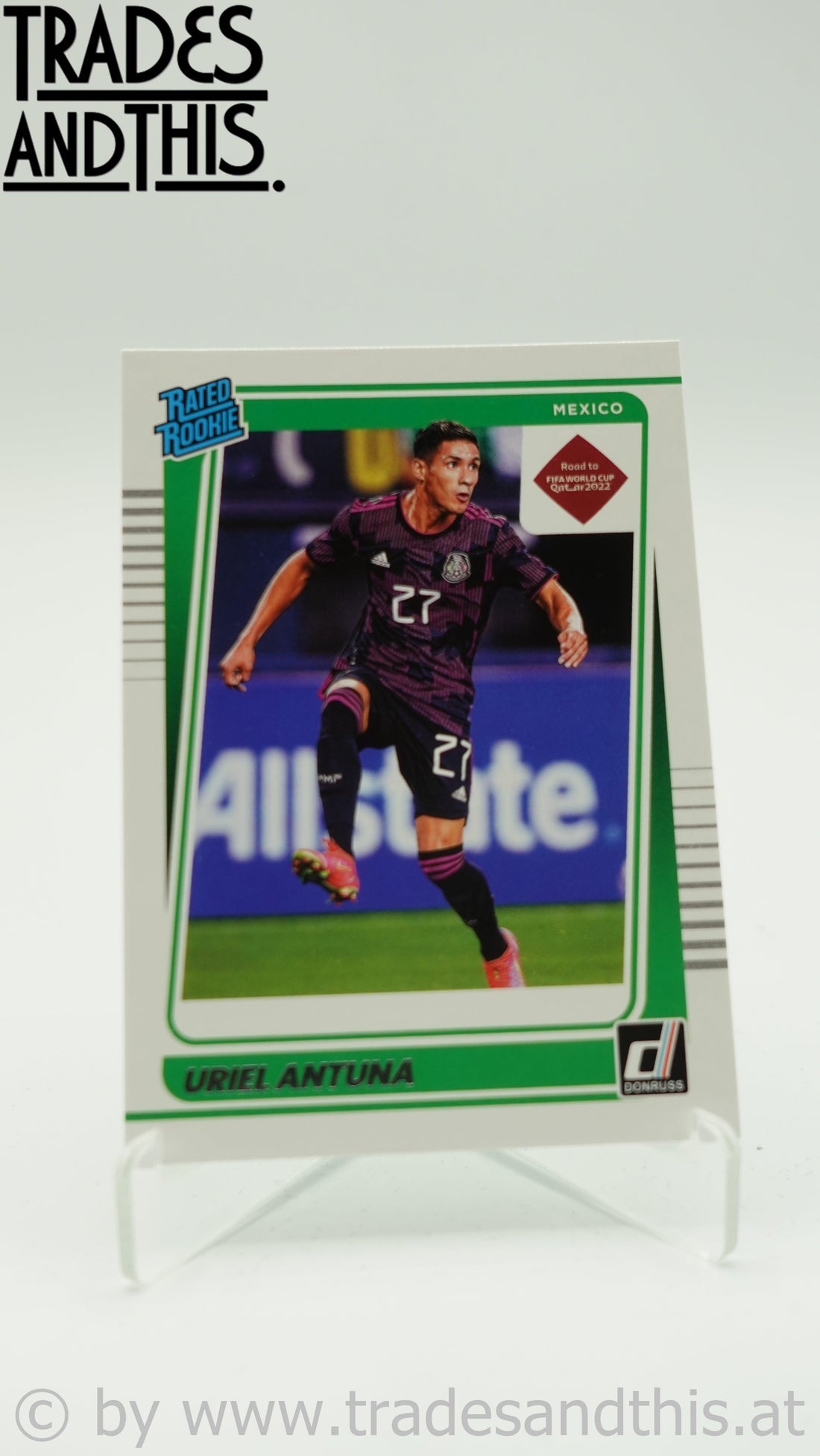 2021-22 Panini Donruss Road to Qatar Uriel Antuna #198 - Trades and This e.U.