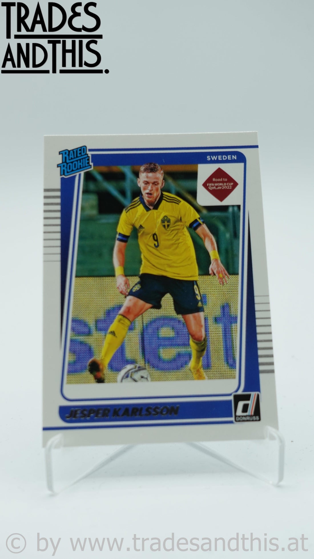 2021-22 Panini Donruss Road to Qatar Jesper Karlsson #199 RC - Trades and This e.U.