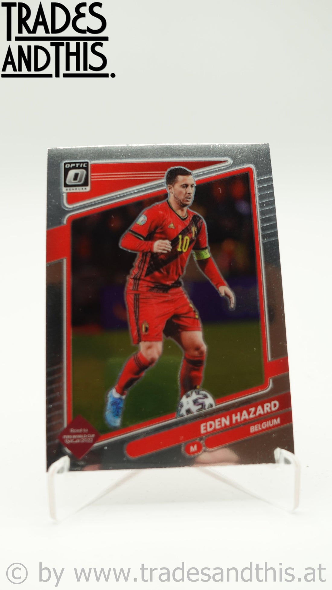 2021-22 Panini Donruss Road to Qatar Optic Eden Hazard #10 - Trades and This e.U.