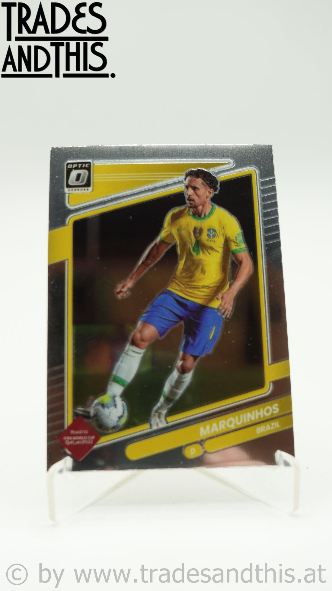 2021-22 Panini Donruss Road to Qatar Optic Marquinhos #19 - Trades and This e.U.